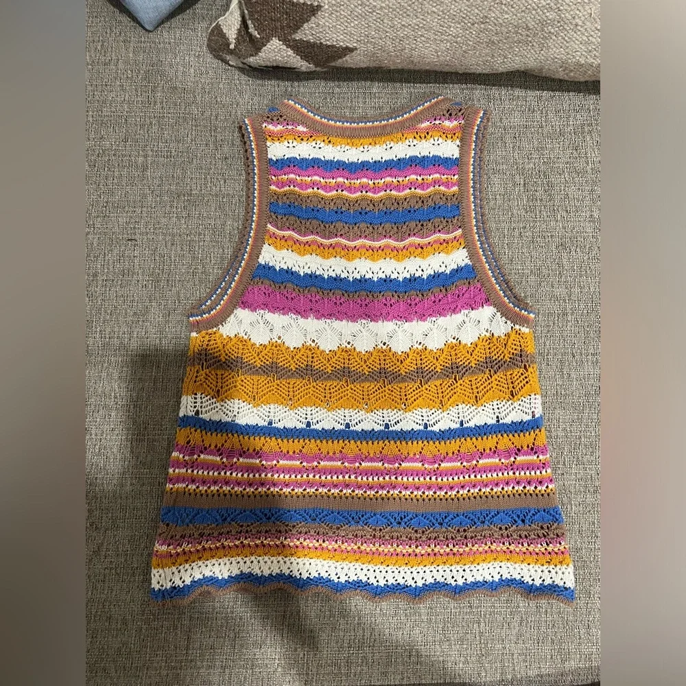 Altard state crochet top vest